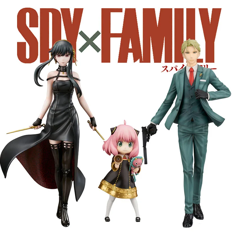 16Cm Pvc Anya Forger Spy X Family Action Figure Loid Forger Yor Forger Figurine Manga Doll Cute Toys