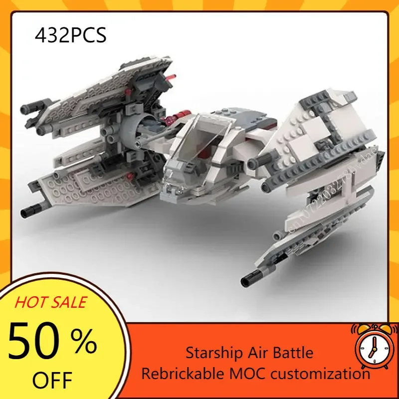 X-Wing Fighter Space War Arma Moc 75218 Spaceship Battle Model Building Blocks Architettura Fai Da Te Education Assembly Model Toys