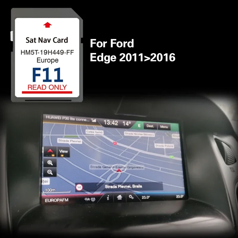 Per Ford Edge 2011 2016 64Gb Map Full Europe Cover Naving Gps Sat Nav Card