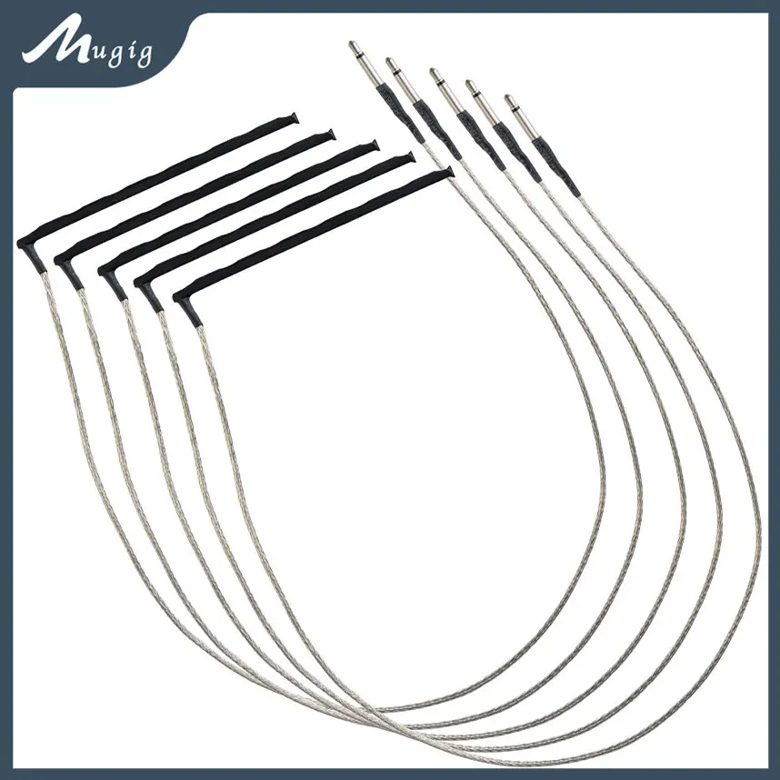 Mugig 5Pcs Chitarra Under-Saddle Piezo Bridge Pickup Piezo Per Chitarra Acustica Folk