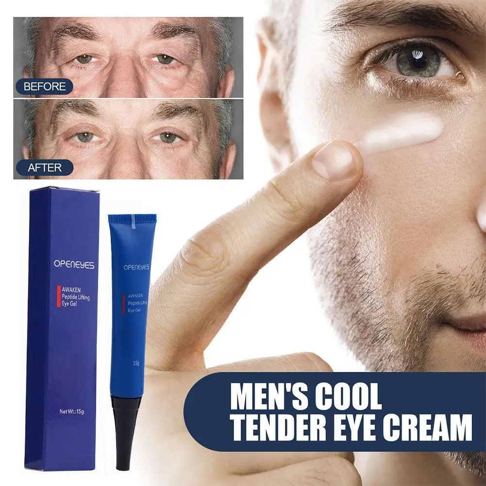 15G Crema Per Gli Occhi Da Uomo Lifting Eye Gel Eye Serum For Men Eye Care For Dark Circles Gonfiore Linee Sottili Eye