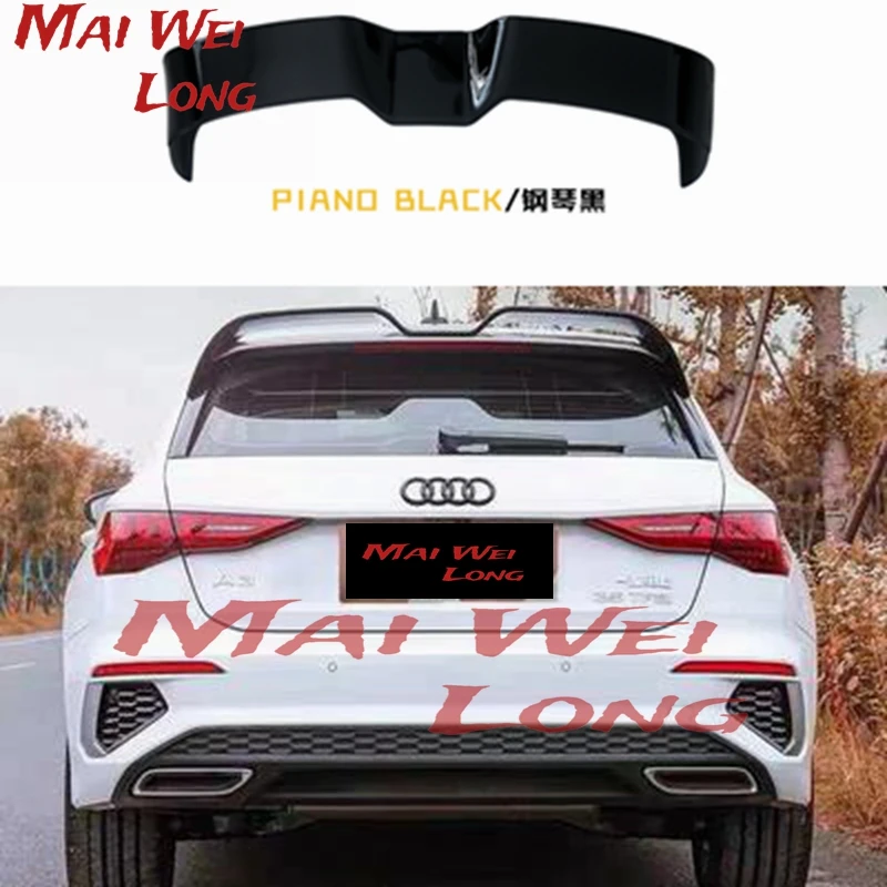 Per Audi A3 Hatchback Spoiler 2021 + Audi New A3 Rs 3Hsc Spoiler Abs Materiale Plastico Auto Ala Posteriore Colore Spoiler Posteriore