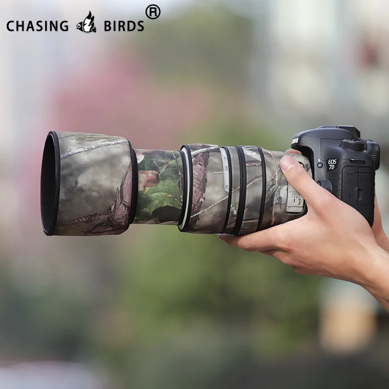 Chasing Birds Camouflage Lens Coat Per Canon Ef 70 300 È Impermeabile E Antipioggia Copriobiettivo Copriobiettivo Ef 70300Mm