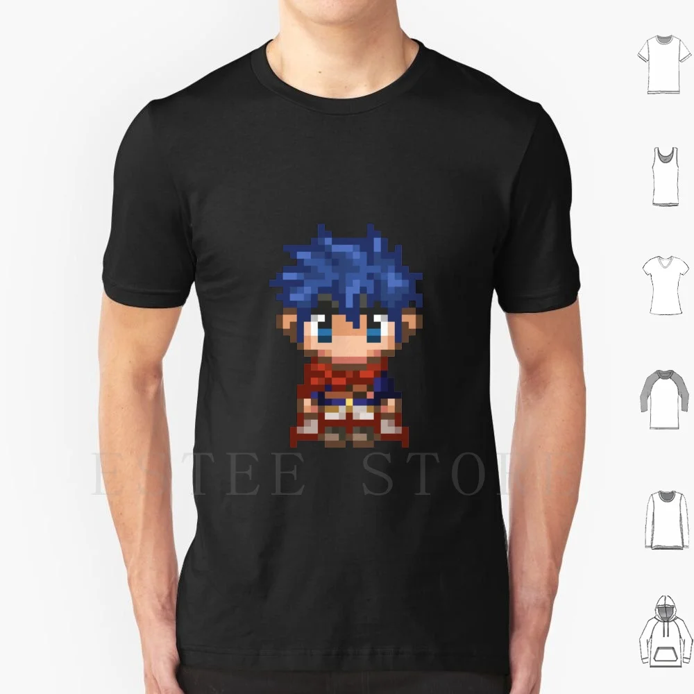Pixel Ike-Fire Emblem : Path Of Radiance T Shirt Fai Da Te Big Size 100% Cotone Fire Emblem Path Of Radiance Fire Emblem Smash Wii U