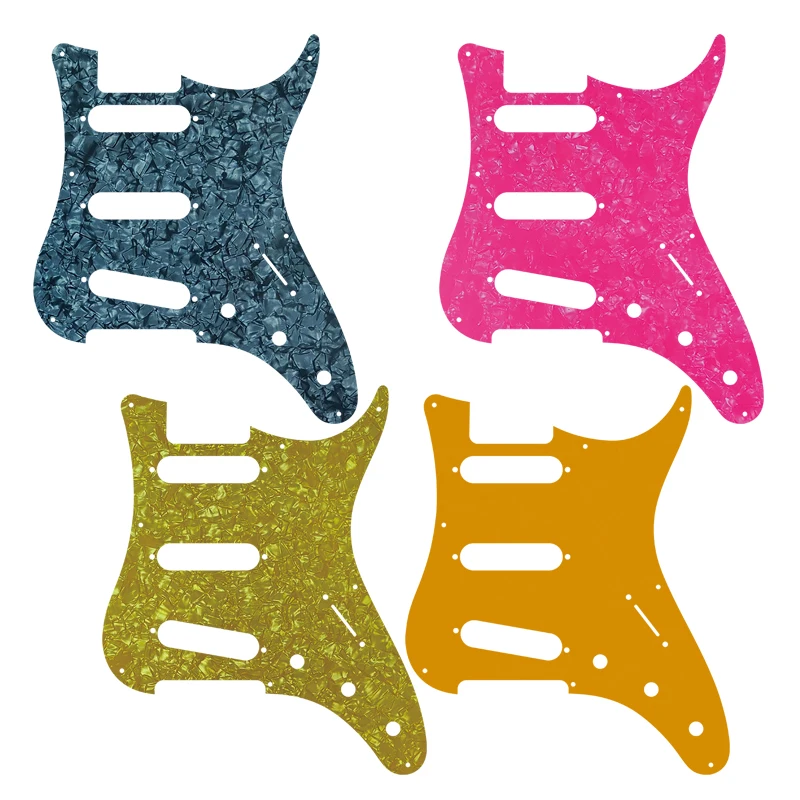 Fei Man Custom Guitar Parts-Per Paul Reed Smith Prs Sss 8 Vite Chitarra Elettrica Pickguard Cratch Plate Scelta Multicolore