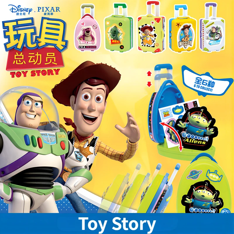 Disney Capsule Toys Cartoon Anime Toy Story Woody Jessie Buzz Lightyear Alien Figrue Accessori Modello Toy Ornamenti Desktop