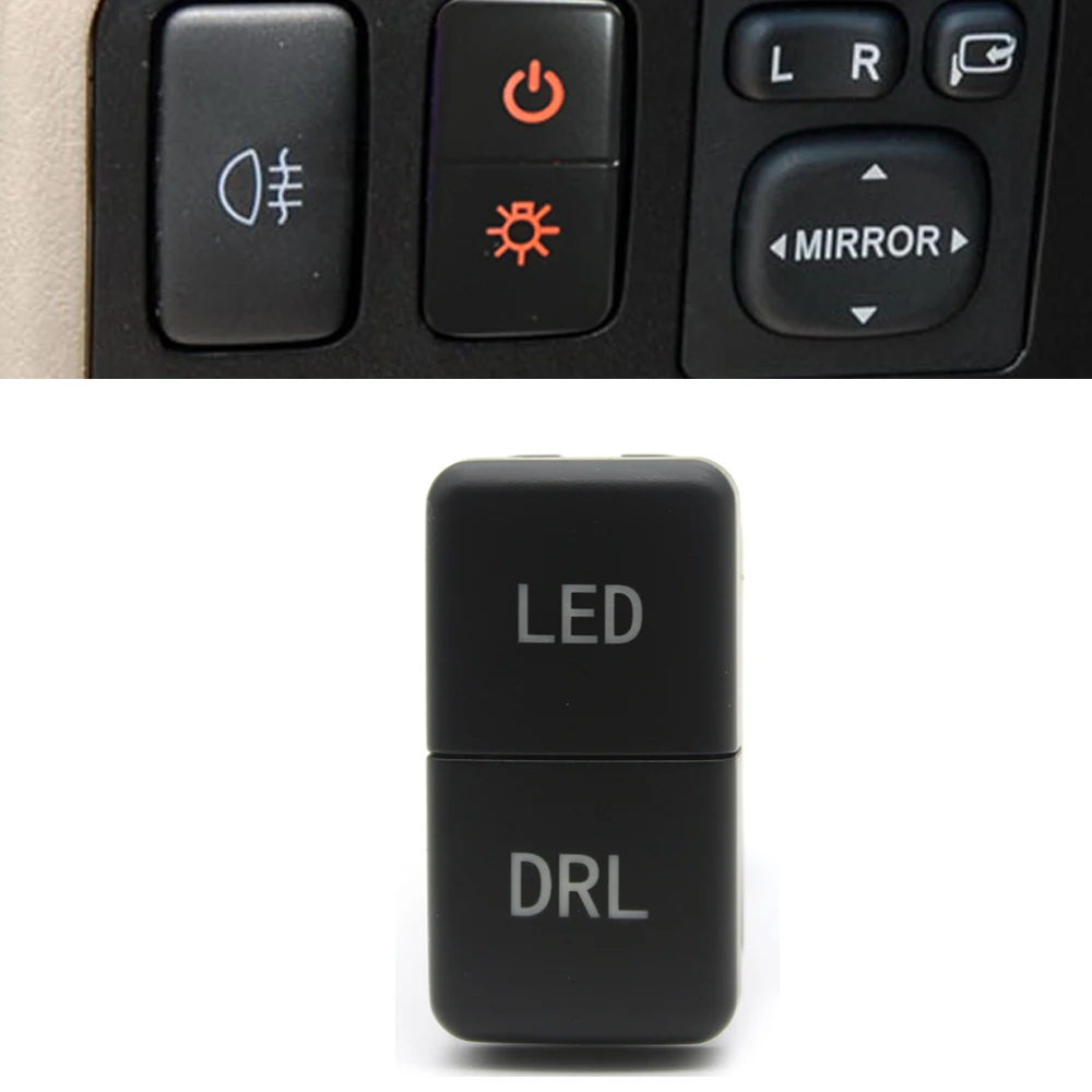 Accessori Pulsante Di Riscaldamento Per Il Monitoraggio Dell'Auto Led Drl Clacson Sluice Gate Interruttore Per Garage Per Toyota Fj Land Cruiser Prado