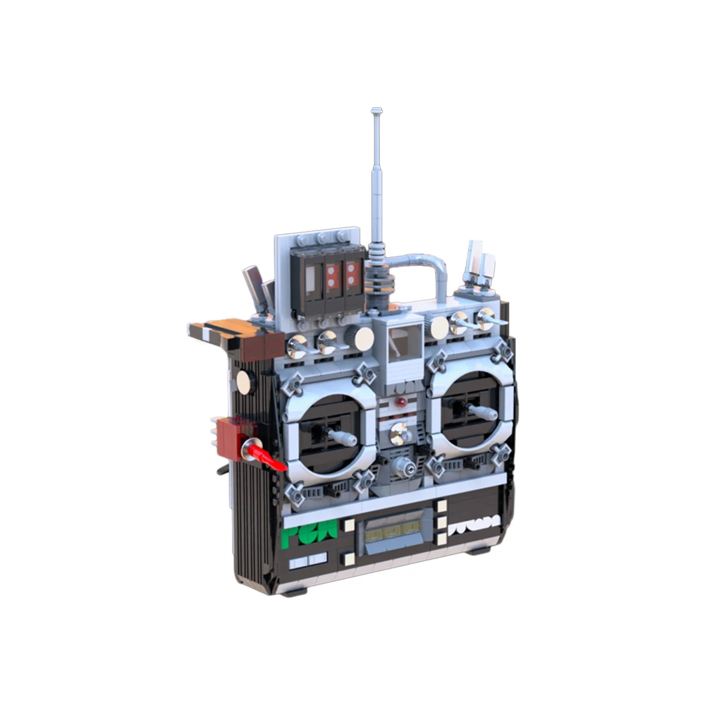 Gobricks Moc Doc Brown Deloreaned Remote Control Bricks Model Deloreaned Back To The Future Building Blocks Set Toys Gift