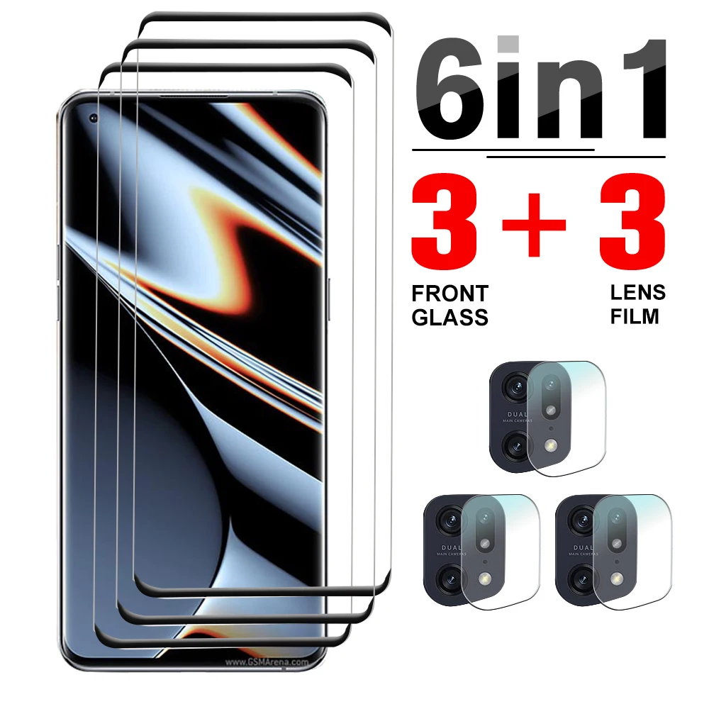 Vetro Temperato 6 In1 Per Oppo Find X5 X5 Pro Proteggi Schermo Per Oppo Find X5 X5 Pro Pellicola Protettiva Per Fotocamera Anti-Screatch