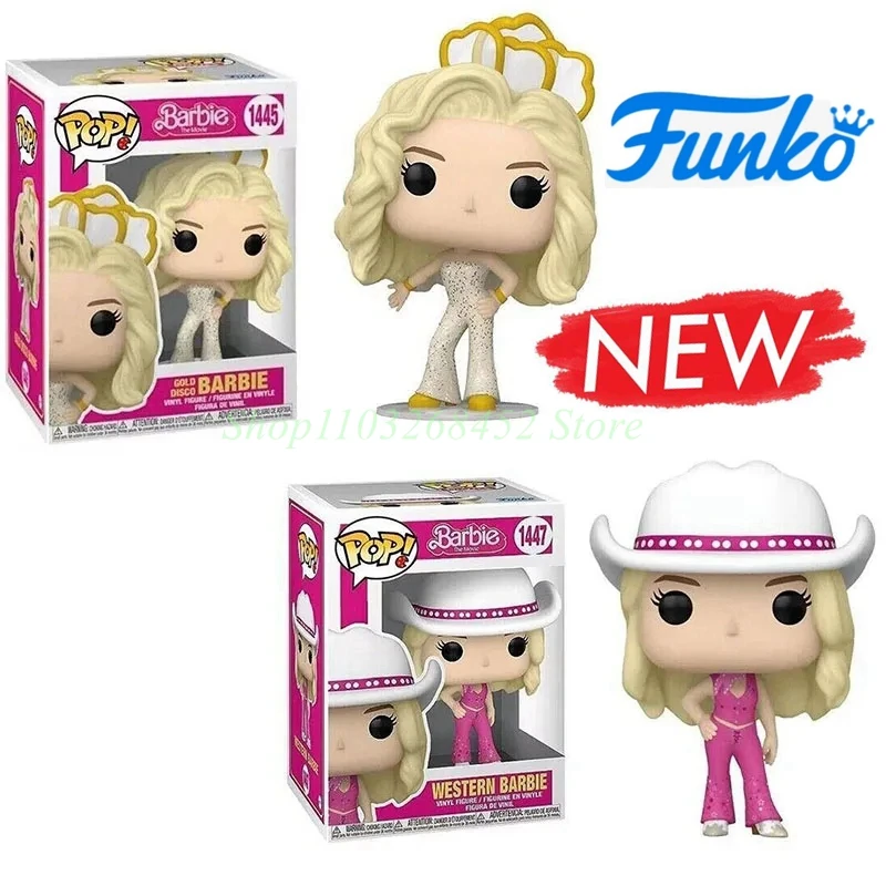 2024 New Funko Pop Barbie 1445 # Western Barbie 1447 # Vinyl Action Figure Collection Limited Edition Model Toys For Birthday Gift
