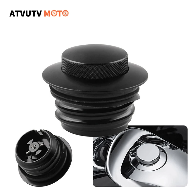 1 Pz Moto Pop-Up Tappo Del Gas Filetto Destro Serbatoio Tappo Del Serbatoio Del Carburante Per Harley Touring Dyna Softail Sportster Xl