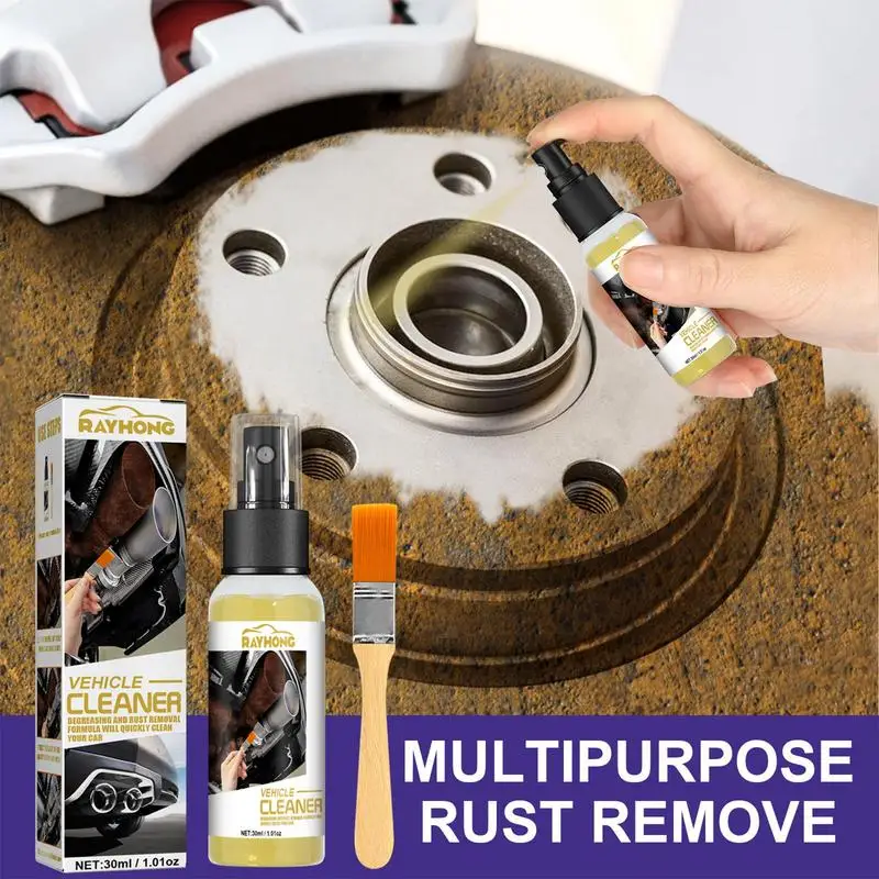 Spray Per La Rimozione Della Ruggine Dell'Auto Auto Rust Stop Lucidatura Liquid Car Wheel Rim Metal Rust Prevention Agent Auto Iron Powder Remover