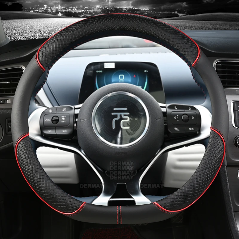 Per Byd Dolphin Atto3 Atto 3 Ev Yuan Plus 2022 2023 Microfibra Leather Sport D Shape Coprivolante Per Auto Accessori Auto