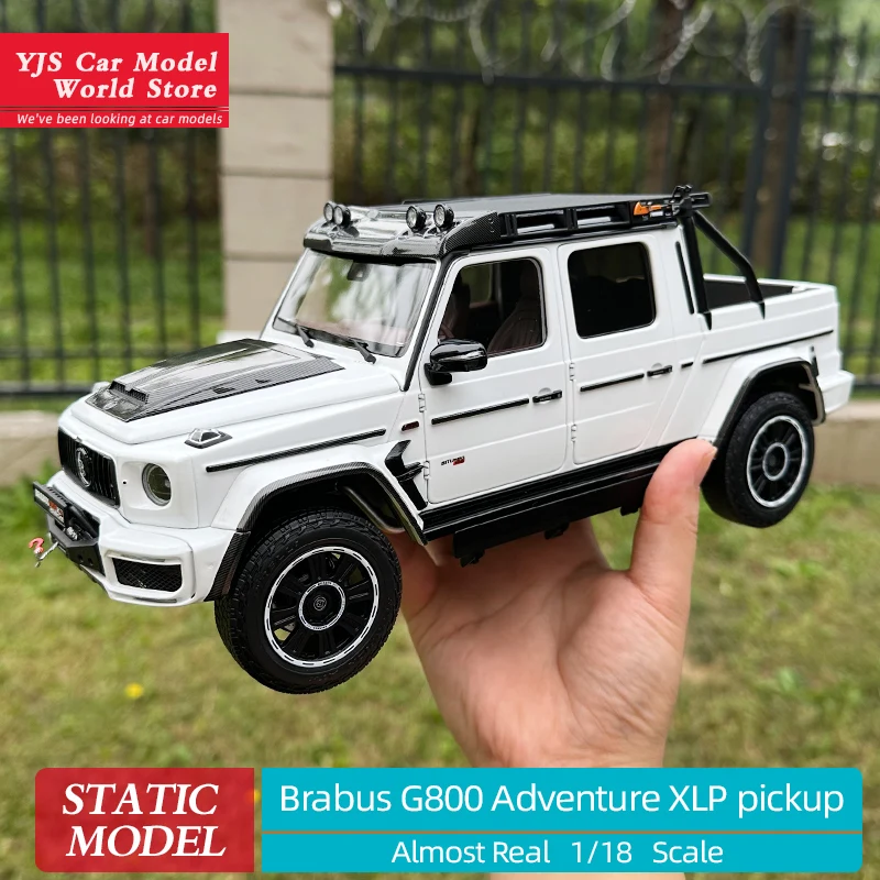 Quasi Reale Ar 1/18 Babos Brabus G800 Adventure Xlp Pickup Lega Modello Di Auto Collezione Display Ornamenti Regalo Per Gli Amici