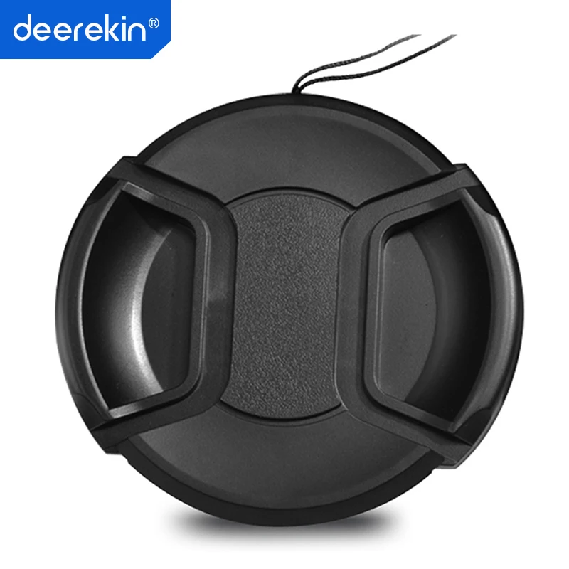 58 Millimetri Centro Pinch Snap-On Lens Cap Copertina Anteriore Per Canon 600D 800D 750D 200D Fujifilm X-T2 X-T10 X-T30 16-50/18-55Mm