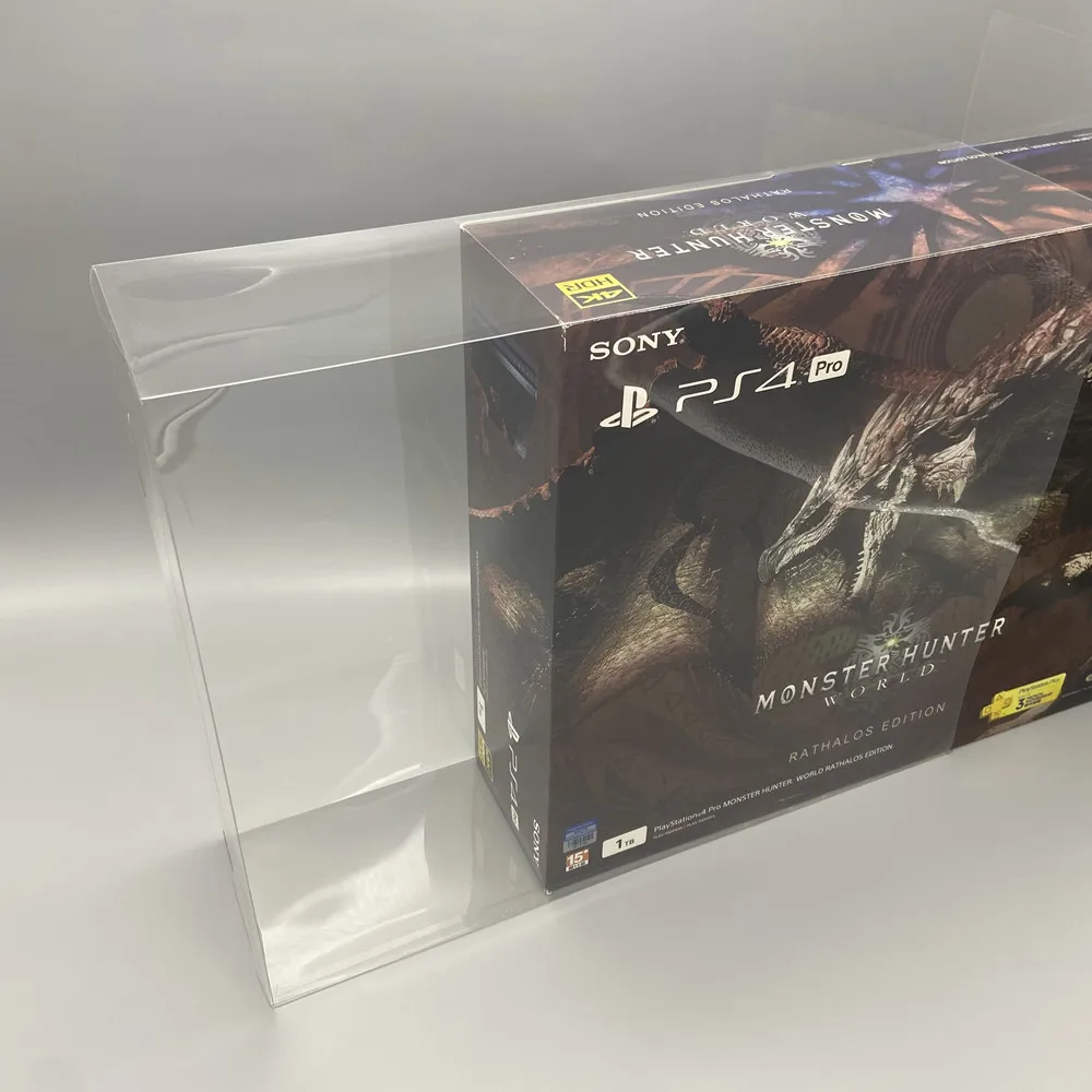 Custodia Protettiva Trasparente Per Monster Hunter World Collect Box Per Ps4 Pro 7000 7100 Console Game Shell Clear Display Case