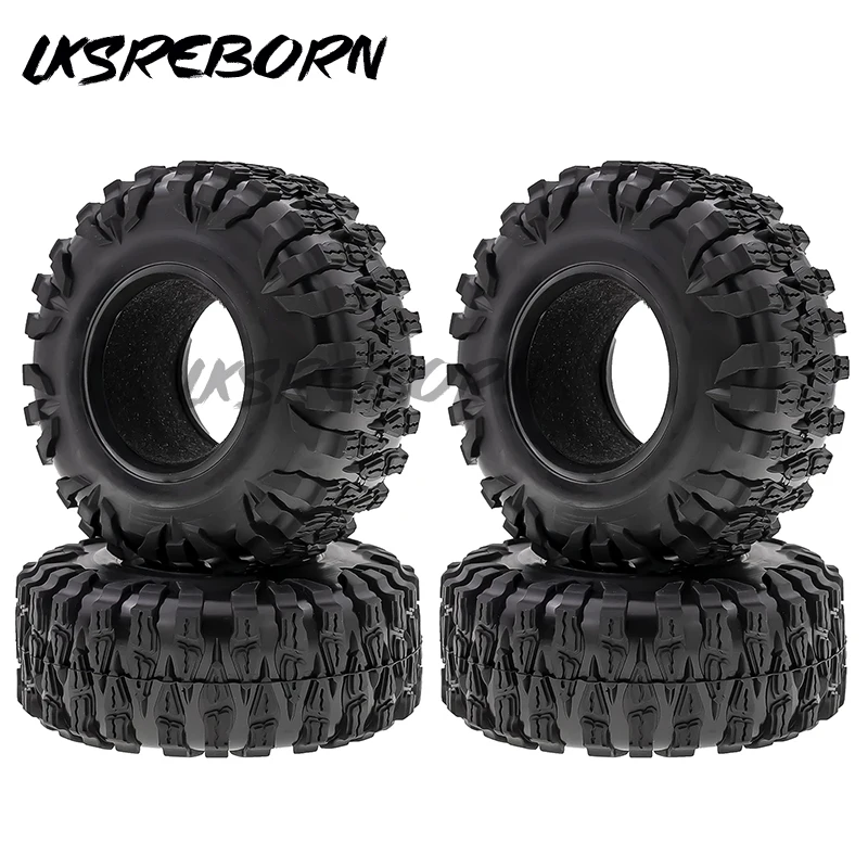 2.2 Gomma Mud Grappler Pneumatici 120*46Mm Per 1:10 Rc Rock Crawler Axial Scx10 Scx10 Ii 90046 90047 Trx-4 Trx4