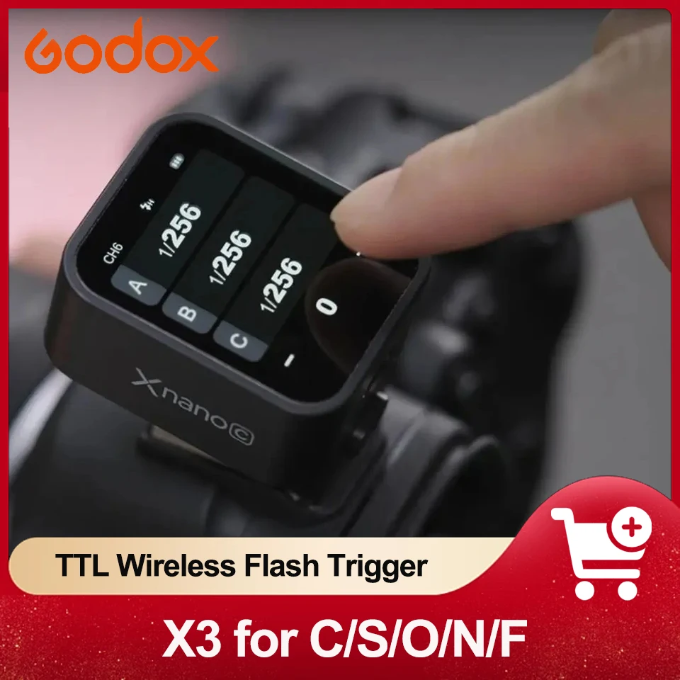 Godox X3 Ttl Wireless Flash Trigger Flash Portatile Leggero Con Controllo Touch Screen Oled A Portata Di Mano