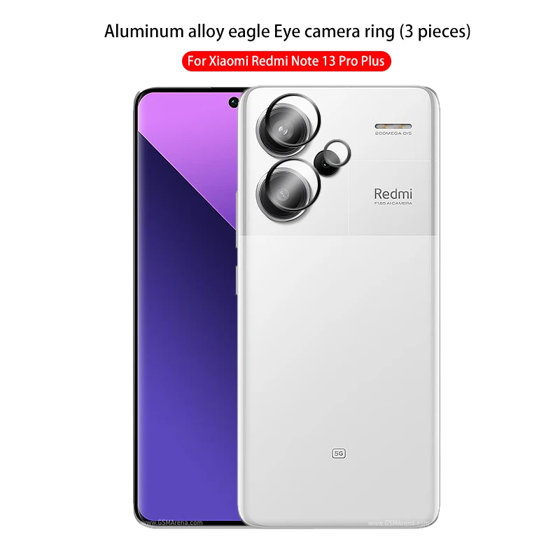 Hawk Eye Lens Ring Per Xiaomi Redmi Note 13 Pro Plus 5G Readmi Note13 4G Lega Di Alluminio Eagle Eye Camera Ring Note13Pro