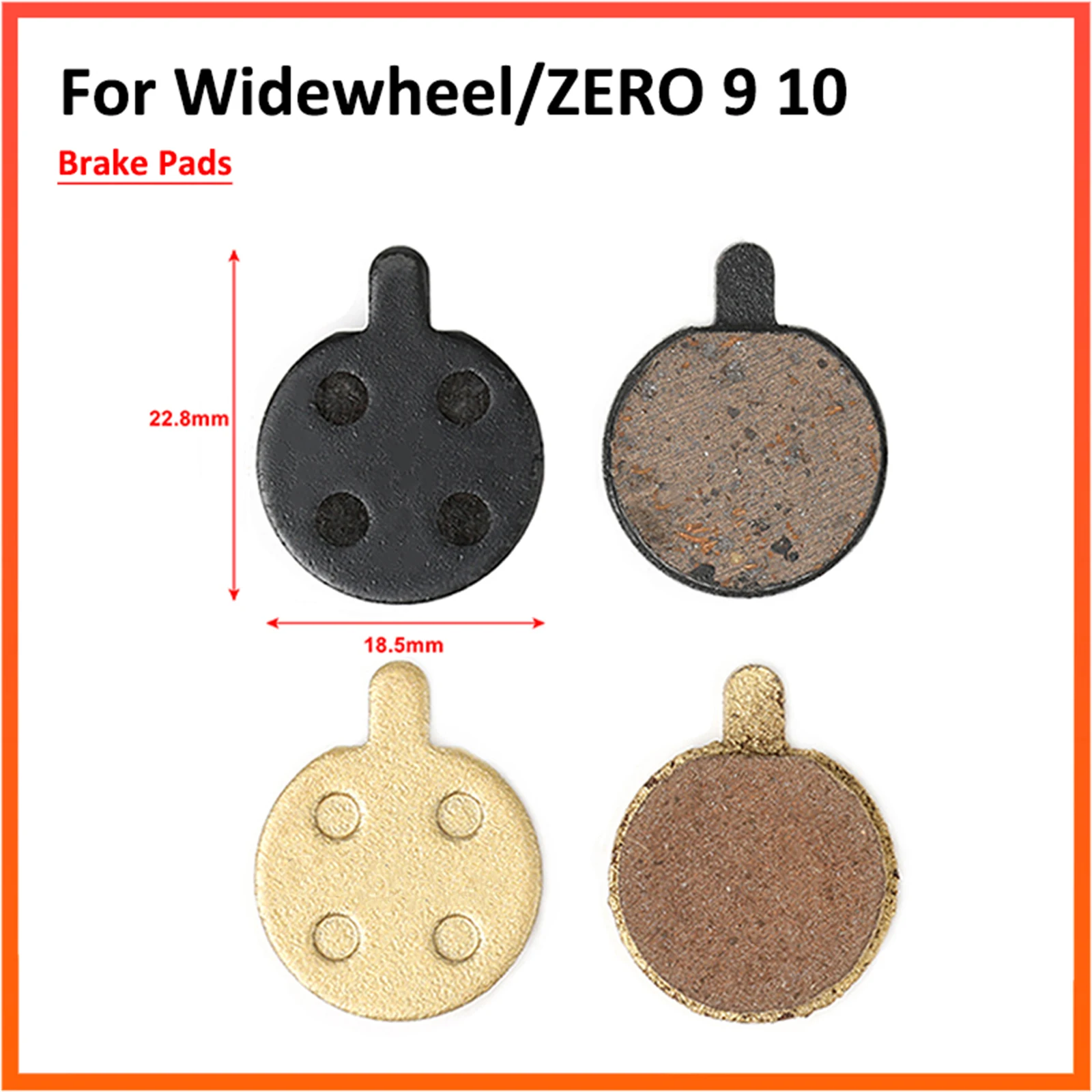 Pastiglie Freno Per Widewheel Zero 9 10 Scooter Elettrico Speedway 1 2 3 Parti Del Disco Della Ruota Posteriore Mercane
