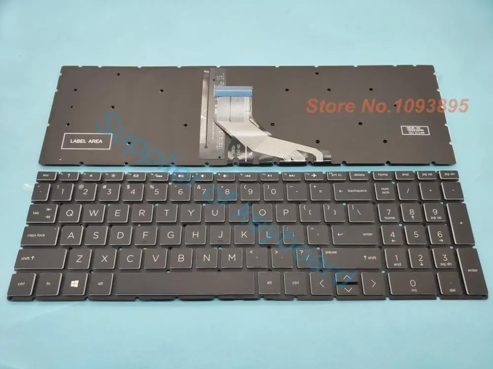 Nuovo Per Hp Pavilion Gaming Muslimmuslimexmuslimex Tastiera Inglese Retroilluminata Nera