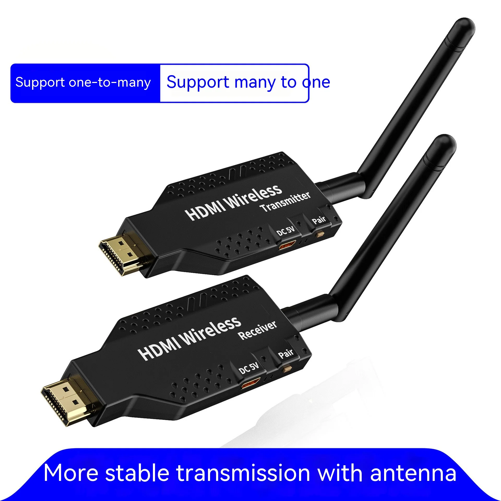 Ricetrasmettitore Wireless Da 50M Ricevitore Trasmettitore Video Hdmi Extender Tv Stick Screen Mirror Adapter Switch Dvd Pc To Tv Projector