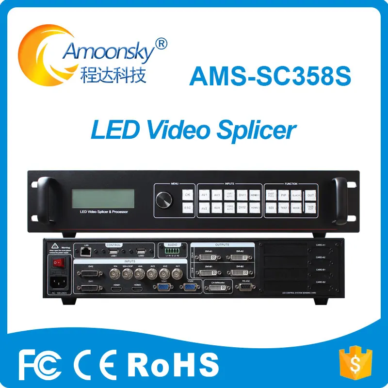 Sc358S Led Giant Screen Outdoor Video Splicer Processor Controller Video Wall Fai Da Te Schermo Led P10
