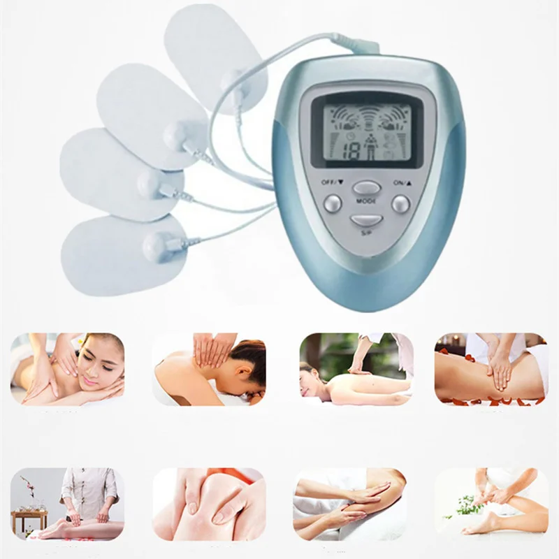8 Modes Tens Low Frequency Electronic Acupuncture Meridian Physiotherapy Instrument Digital Pulse Cervical Spine Body Massager