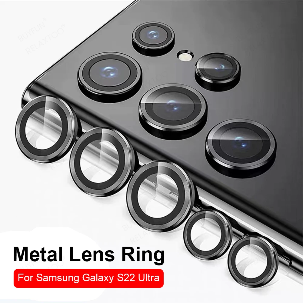 Anello Per La Testa Degli Occhiali Common Eagle Per Samsung Galaxy S22 Ultra Sansung S22Ultra Metal Frame Lens Film S 22 Eagle Eye Camera Ring