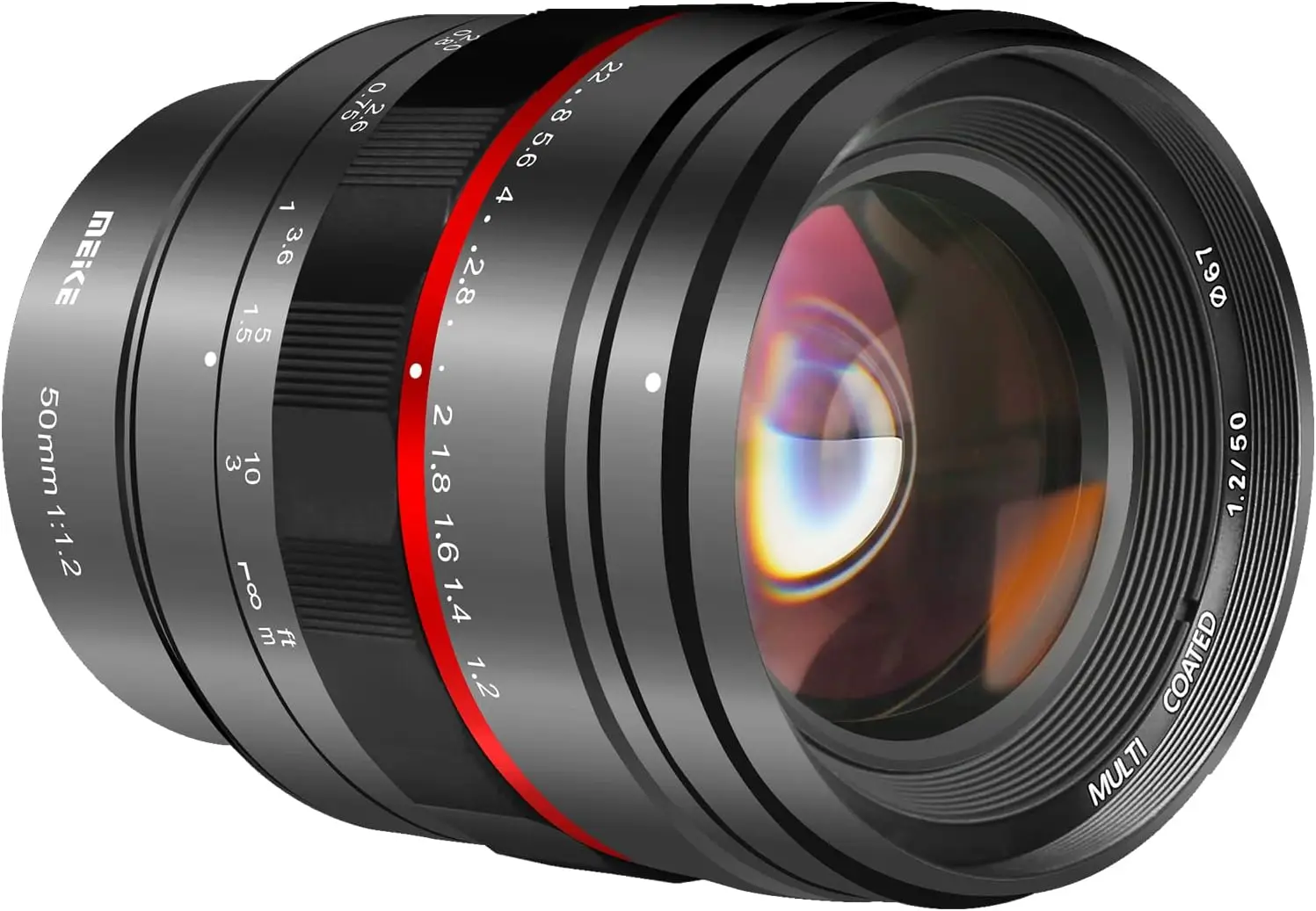 Meike 50Mm F1.2 Obiettivo Di Messa A Fuoco Manuale Full Frame Per Fotocamere Sony E/ Nikon Z/ Canon Ef/ Rf /L Mount