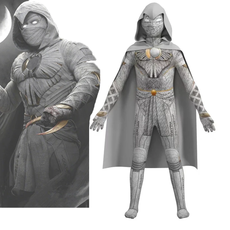 Costume Cosplay Moon Knight Marc Spector Costume Uniform Costume Di Halloween Per Bambini