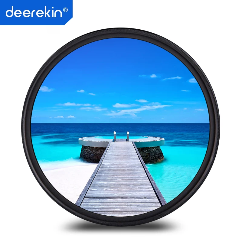 Deerekin 49 Millimetri Slim Filtro Uv Lens Protector Per Canon 50 Millimetri F1.8 Stm, Sony Fe 55/1.8, E50/1.8 55-210Mm, Macchina Fotografica Digitale