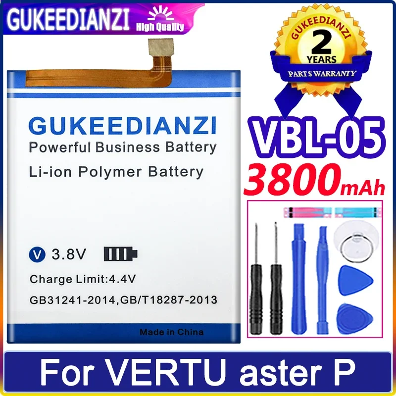 Batteria Gukeedianzi Bp-9V Vbl-02 Vbl-05 Per Batterie Di Ricambio Vertu Aster Signature Touch V03 V06 Aster P