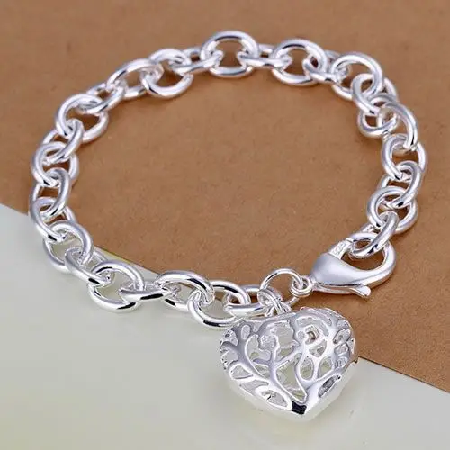 H269 Bracciali Per Le Donne Nizza Di Alta Qualità S925 Gioielli Di Moda In Argento Sterling Colore Solido Braccialetto Spesso Aylajpsa
