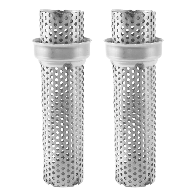 2X 51Mm Universal Motorcycle Exhaust Muffler Db Killer-Silencer Noise Sound Eliminator Mesh Db Killer-Silencer Long
