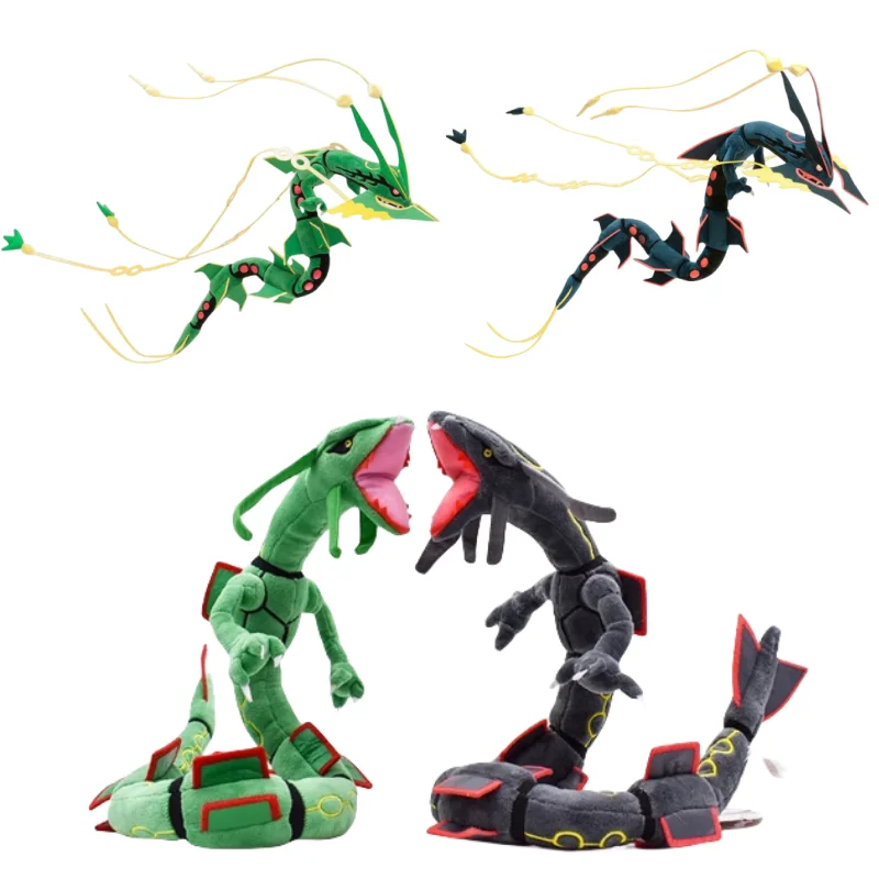 80Cm Lucido Rayquaza Dragonair Million Rayquaza Gyarados Pokemon Peluche Bambola Morbido Animale Giocattoli Caldi Ottimo Regalo