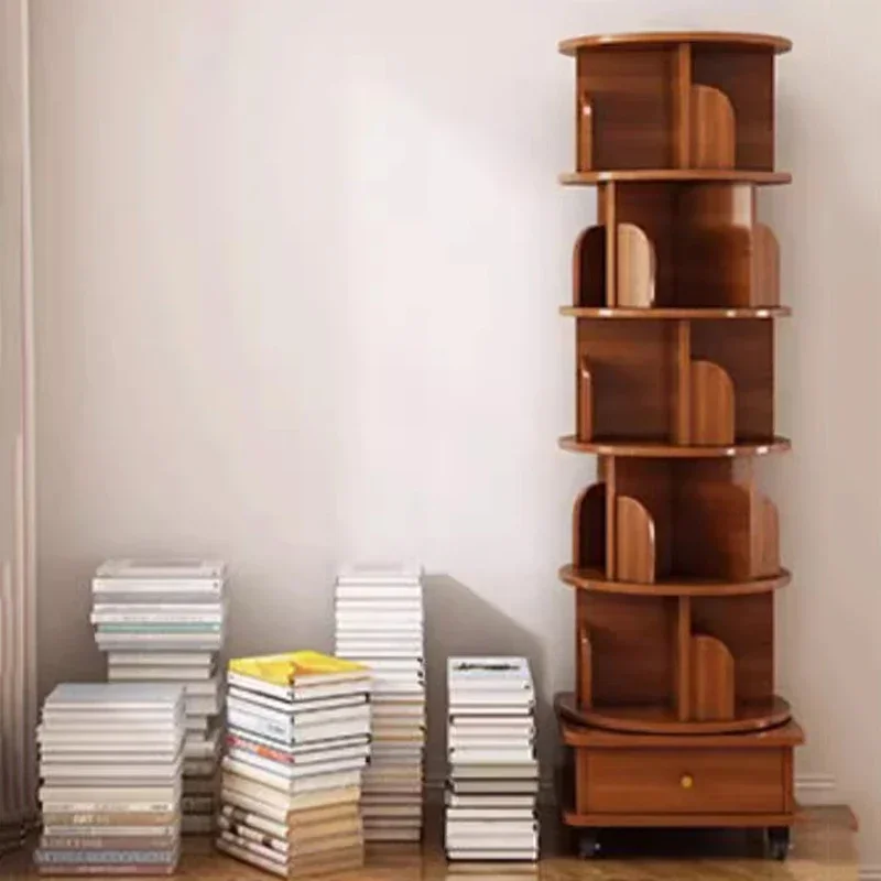 Libreria Mobile Rotante Credenza Moderna Per Profumi Vetrina Librerie Organizer Storage Estanteria Habitacion Furniture