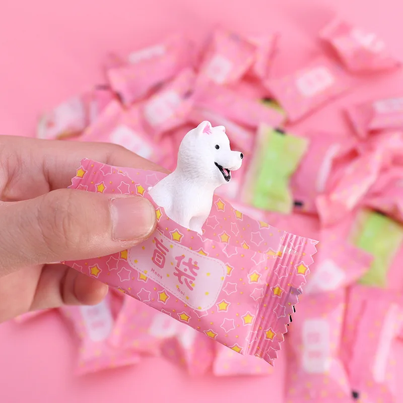 10Pc Miniature Animal Series Blind Bag Mini Dog Model For Children Toys Na Na Na Surprise Ricompensa Per Bambini