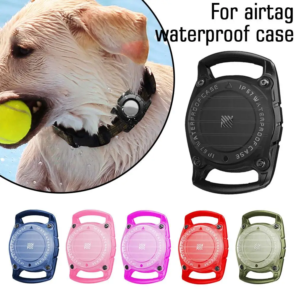 Custodia Anti-Goccia All-Inclusive A 360 ° Per Apple Airtag Custodia Protettiva Ip67 Custodia Impermeabile Cane Gatto Pet Kid Anti-Perso Protect Z6V1