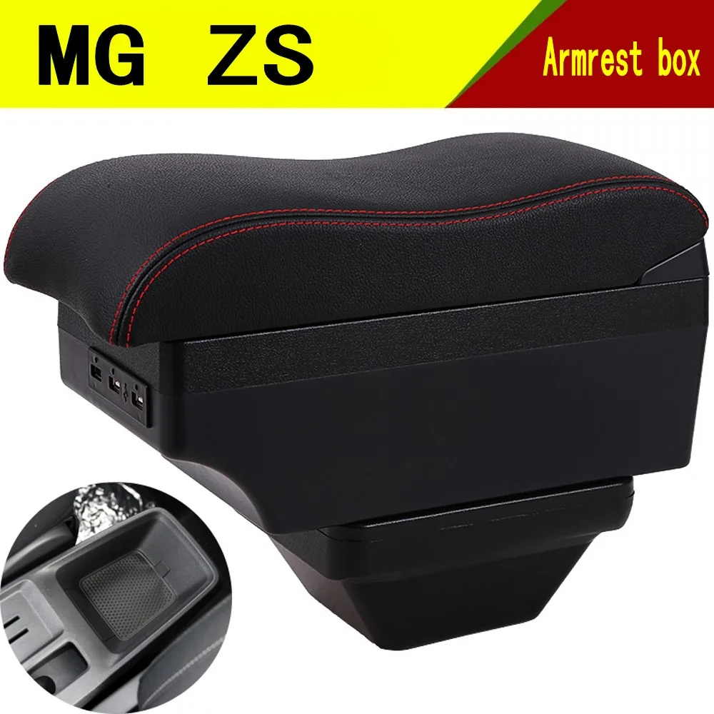 Per Porsche Garages Mg Zs Console Centrale Scatola Braccioli Scatola Portaoggetti Braccioli Poggiatesta Con Portabicchieri Usb
