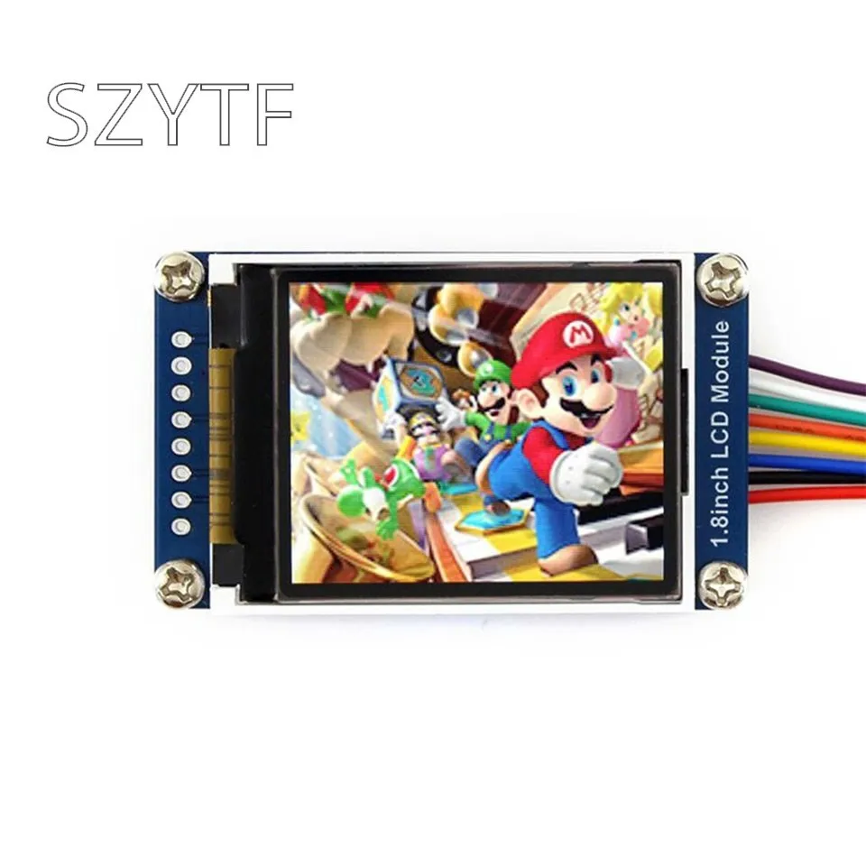 1.8 "Lcd Da 1.8 Pollici Mini Display Scheda Di Espansione Di Interfaccia Spi Per Raspberry Pi 2 3 B +