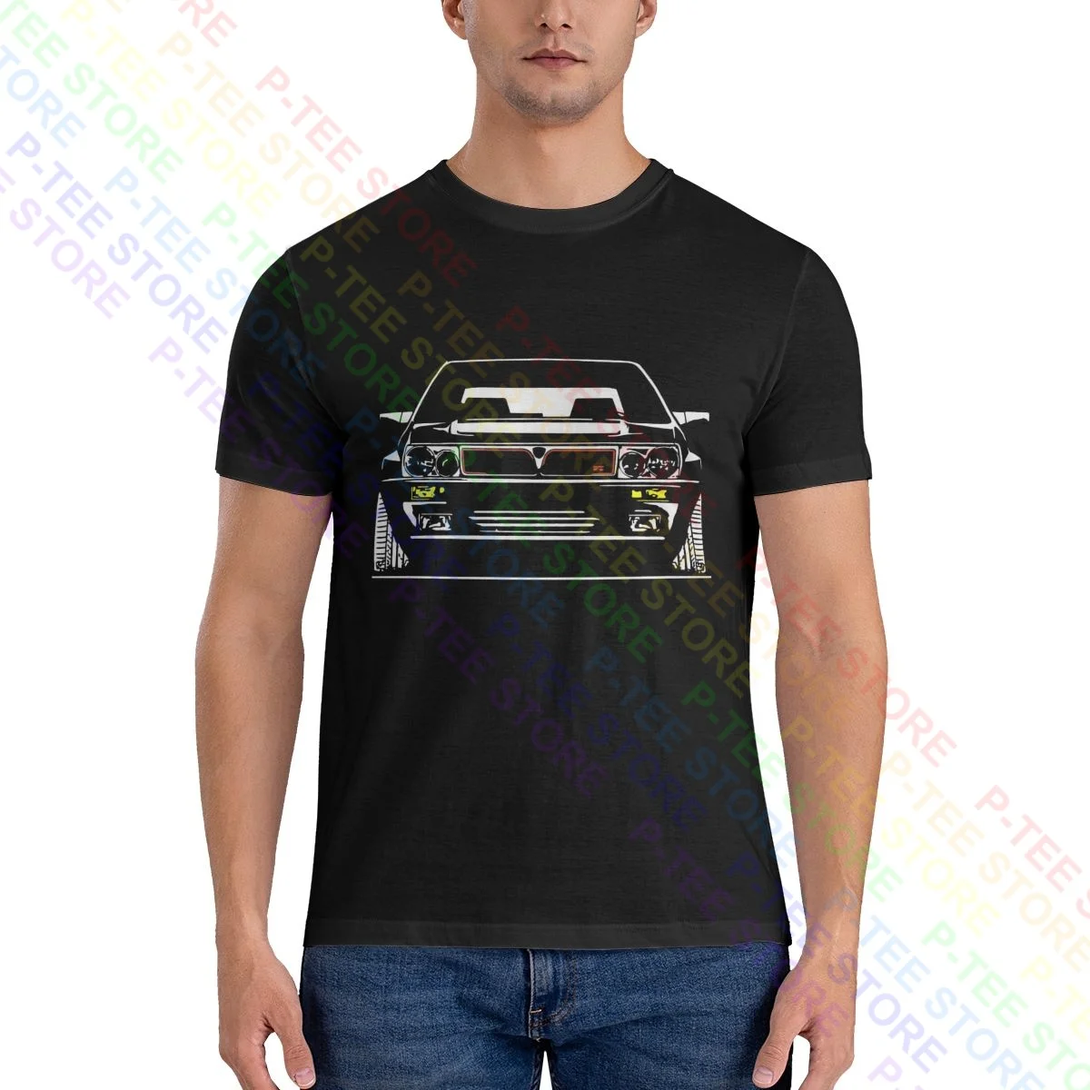 Per Lancia Delta Hf Fans Classic Rally Integrale 16V Turbo Shirt T-Shirt Retro Classic Tee
