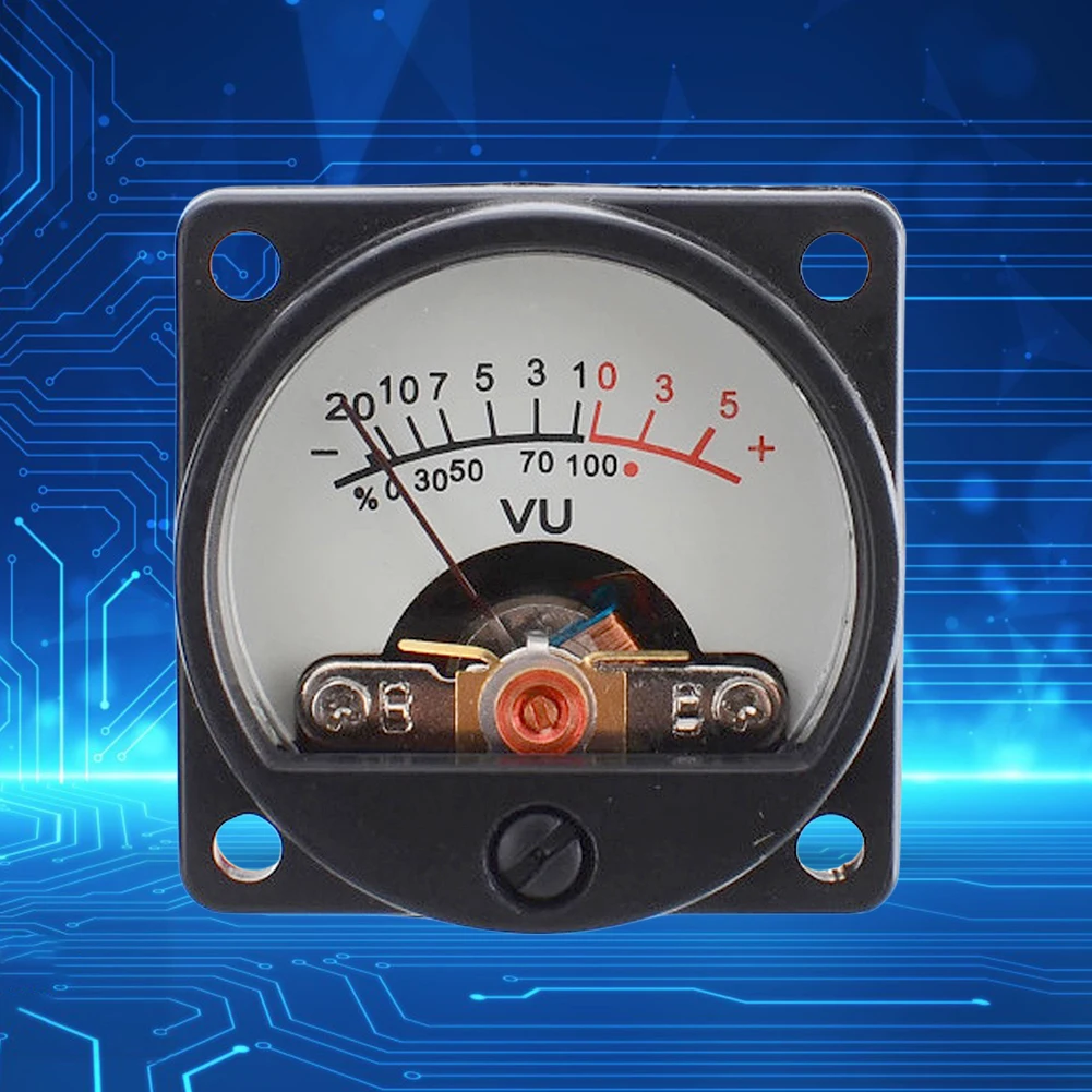 Pannello Vu Meter Warm Back Light Recording Vu Panel Meter Vu Meter Amplificatore Di Livello Audio
