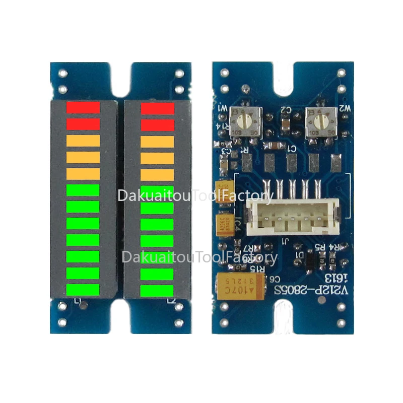 5V 12Bit Music Spectrum Volume Level Dual Channel Led Module Vu Audio Meter