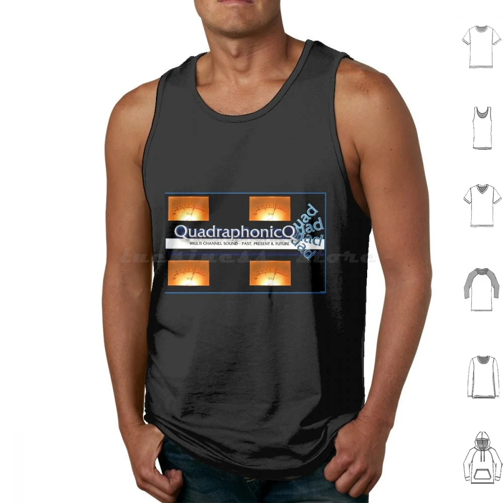Quadraphonic Quad Forum Shirt Con Giallo Vu Meters Canotte Stampa Cotone Quadraphonic Quad Forum Giallo Vu Meters
