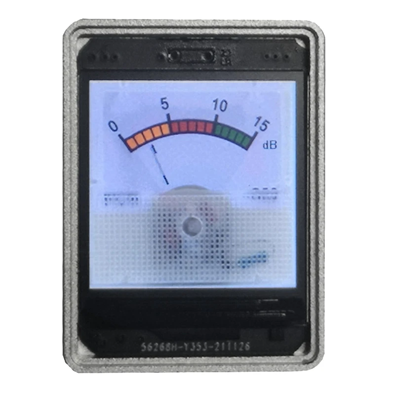 1 Pz Voice Activated 1.3 Pollici Music Spectrum Vu Meter Guscio In Lega Di Alluminio Versione Plug-In