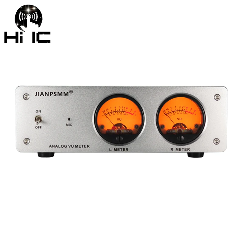 Indicatore Di Livello Controllato A Filo Controllato A Voce Analogico Rotondo Vu Meter Regolabile Con Pannello In Lega Di Alluminio A Led