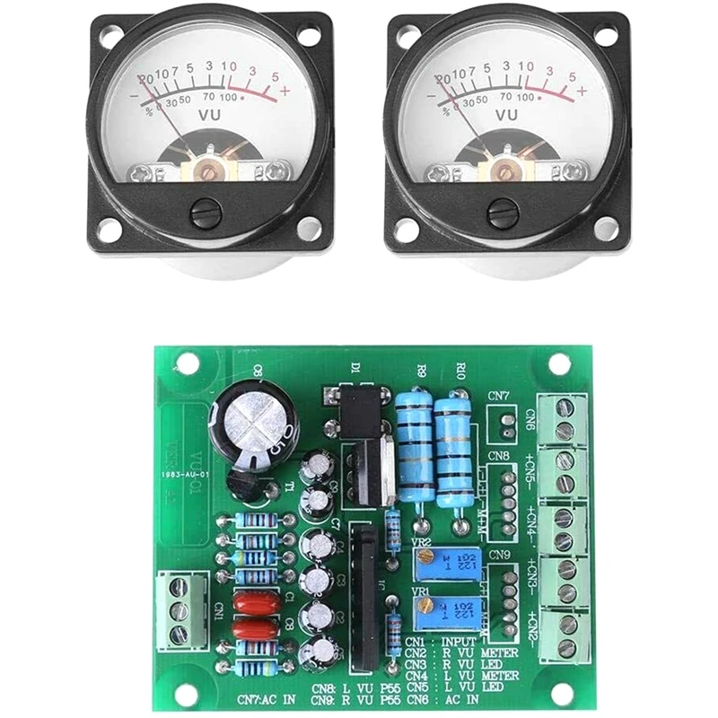 Dc 9-12V Vu Level Audio Meter Scheda Driver Db Level Meter Amplificatore Ic Ba6138 Circuito Bifacciale