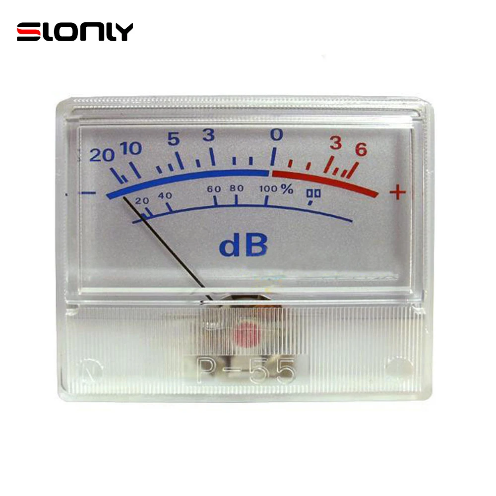 1 Pz-10 Pz P-55 Ad Alta Precisione Vu Meter Head Audio Db Level Meter Amplificatore Di Potenza Amp Dac Pre-Level Power Sound Pressure Meter