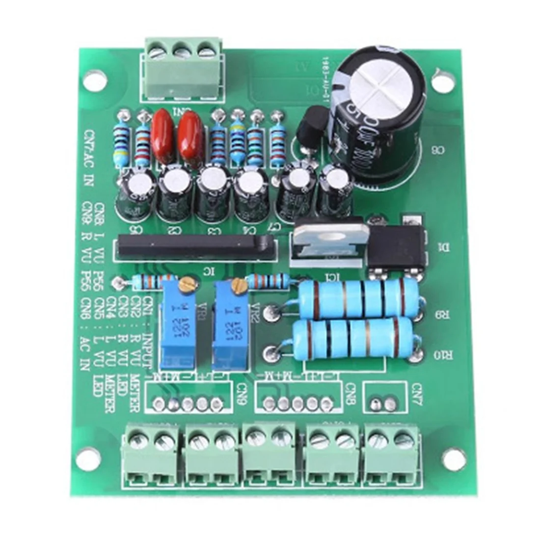 Dc 9-12V Vu Level Audio Meter Scheda Driver Db Level Meter Amplificatore Ic Ba6138 Circuito Bifacciale